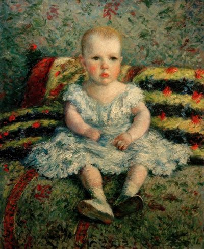 The Child on the Couch by Gustave Caillebotte